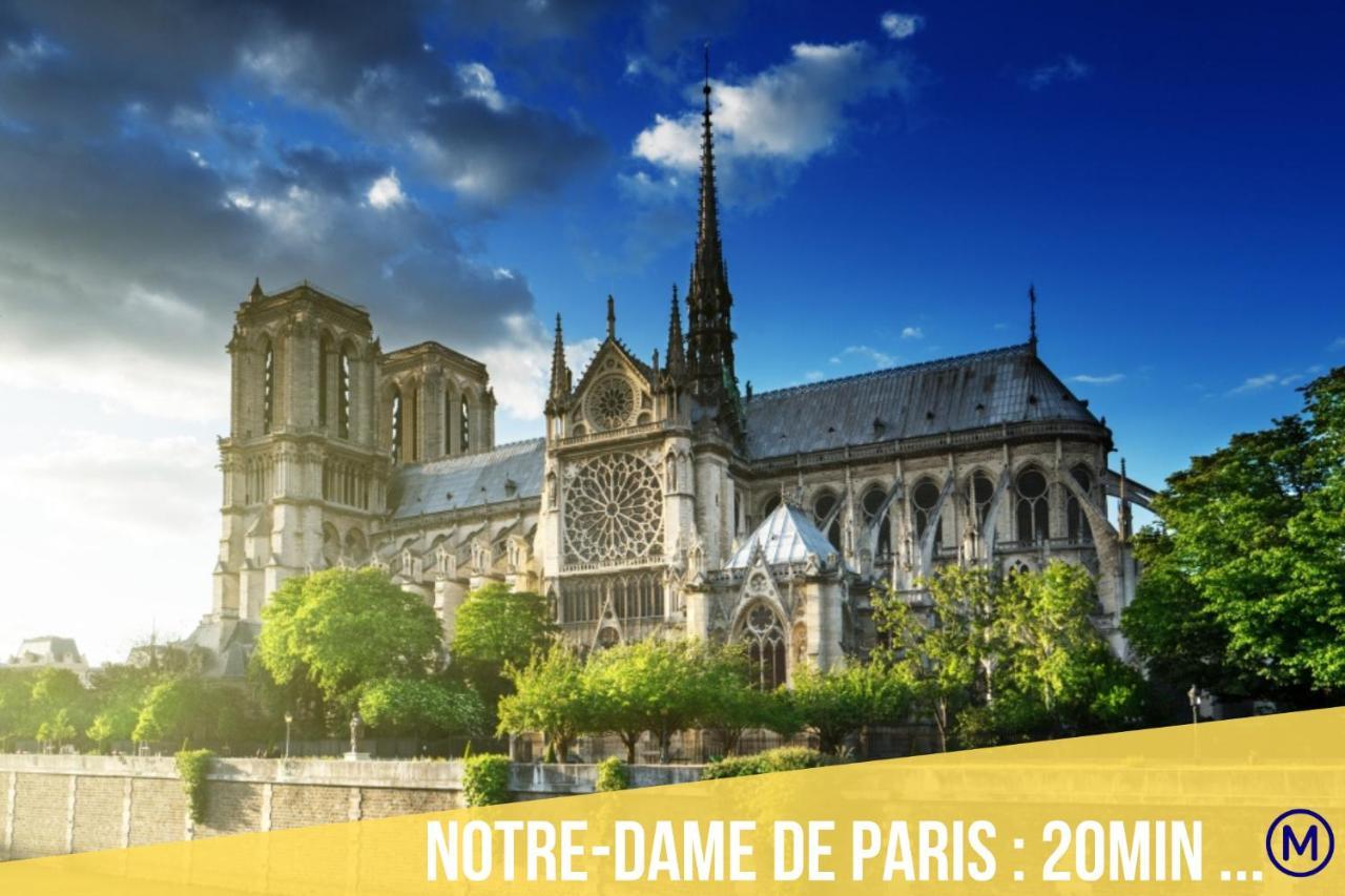 Immotovo - Suite Moderne - Paris 8 Min - Parking - Netflix ヴィルジュイフ エクステリア 写真